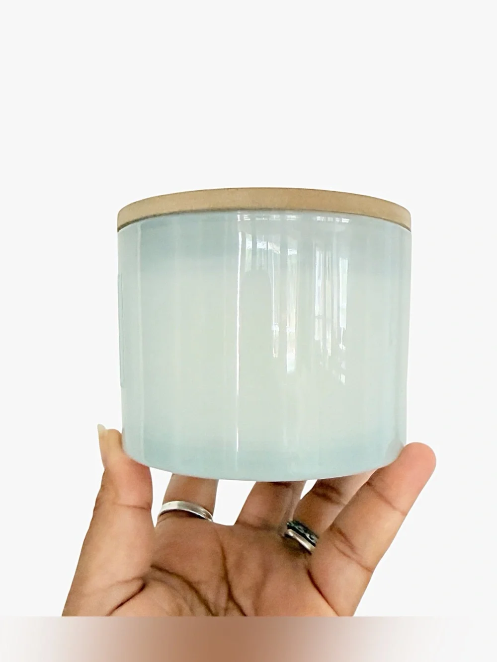 Sand + Fog Whipped Vanilla Scented Candle - Light Blue
